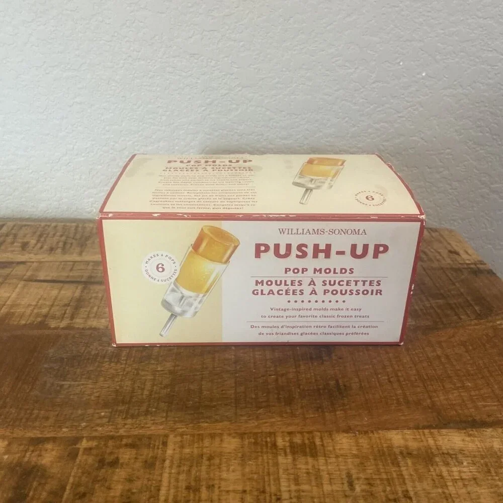 Williams-Sonoma Classic Pop Molds Makes 6 Pops Vintage Inspired MISSING 1 Stick